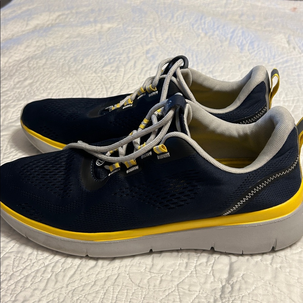 Cole Haan Men's Dark Blue and Yellow Sneakers